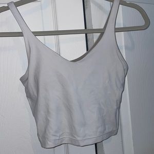white lululemon align tank
